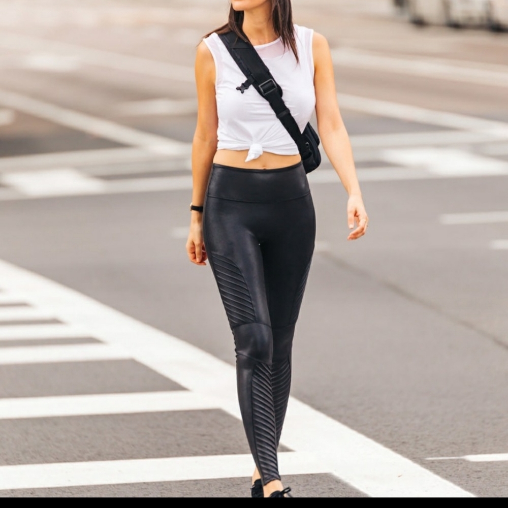 SPANX Moto Leather Leggings